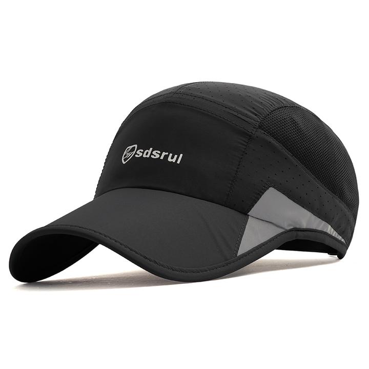 ZKVO显脸小帽子男女夏季网眼透气遮阳帽户外防晒鸭舌帽钓鱼棒球帽