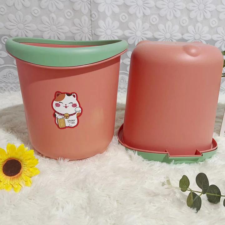 【两个装】招财猫压圈大号垃圾桶家用垃圾桶26*26