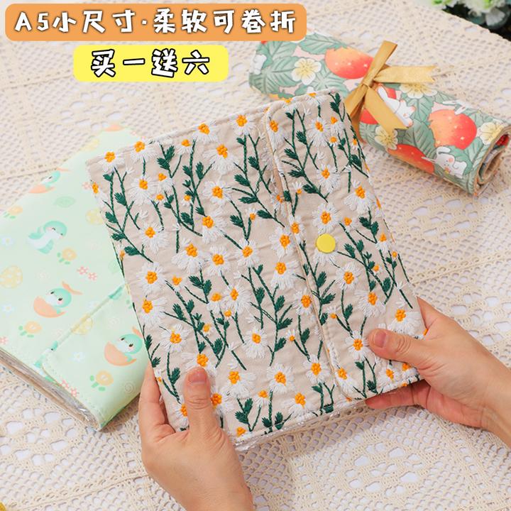 软布便携可折叠孕妇怀孕妈产检收纳册孕检报告单文件夹孕期B超本