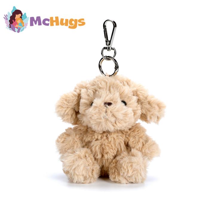 正版McHugs薰衣草亚麻籽可爱小动物毛绒公仔挂件钥匙扣女包包挂饰