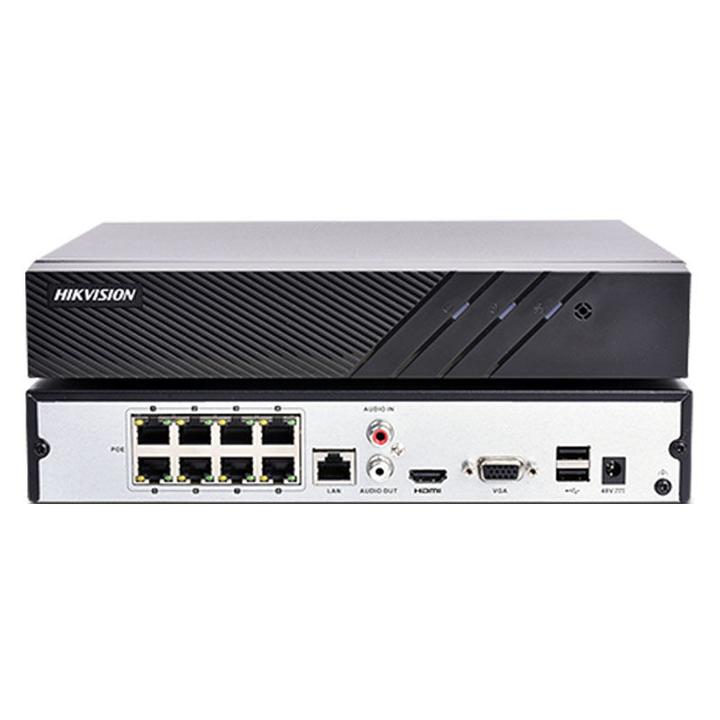 海康DS-7808N-K1/8P(D) 8路网络POE口硬盘录像机 4K监控主机