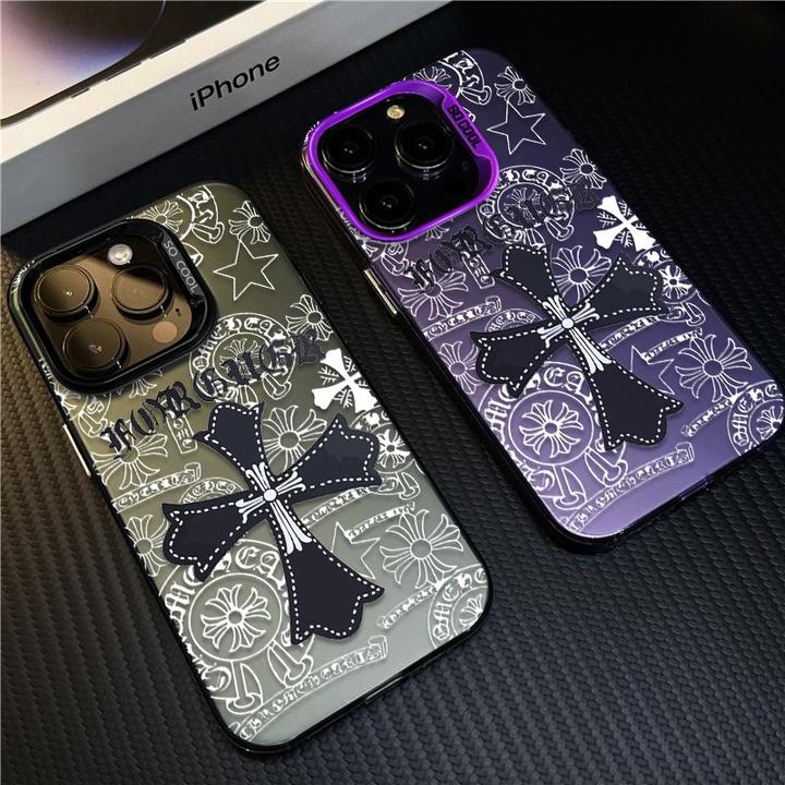 克罗十字适用苹果15/17Promax手机壳华为mate60男iphone14/13/16