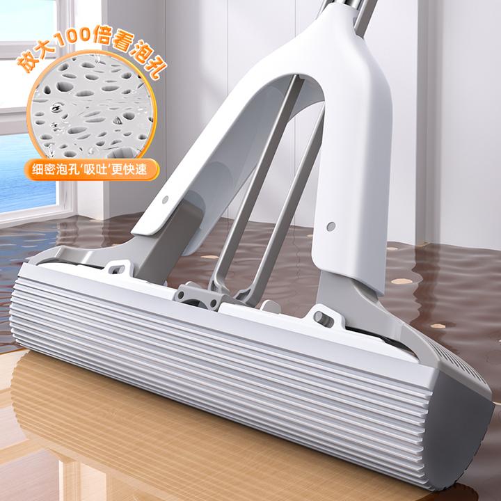 家用免手洗海绵拖把吸水神器快速拖地大号多功能棉拖把加大卫生间