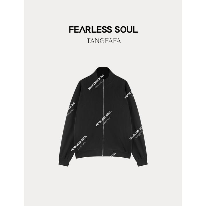 唐发发TFF秋季宽松运动风立领拉链外套 824FW024 -