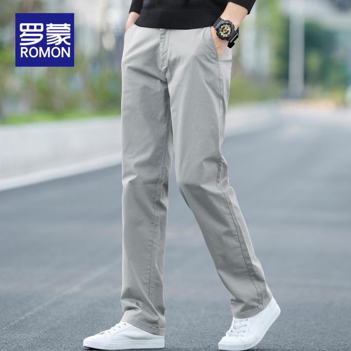 罗蒙秋季百搭休闲裤男士工装长裤男款2025新款宽松直筒春秋裤子男