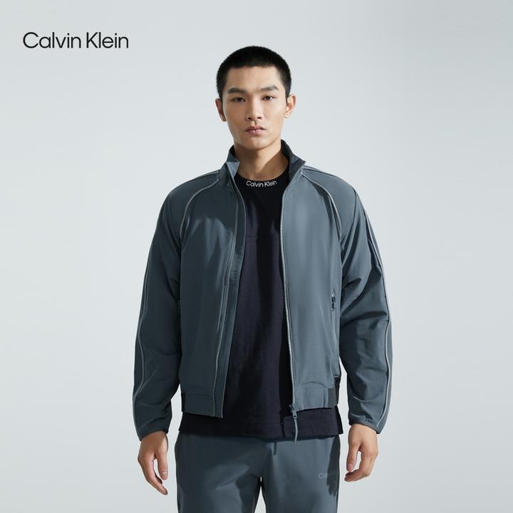 【防水速干】CK运动春秋男女士提花织带户外户外跑步外套4MF3O510