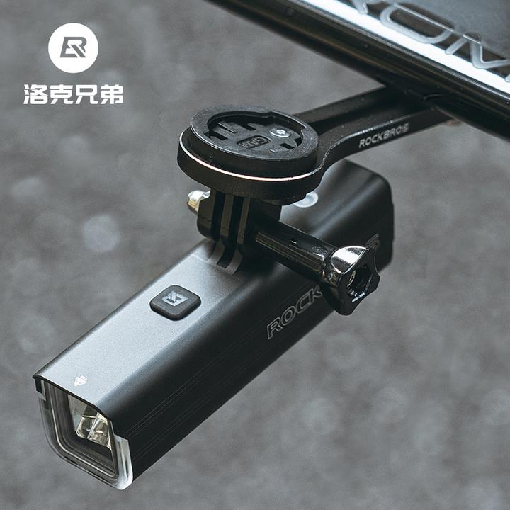 洛克兄弟自行车吊装前灯山地公路车骑行装备配件大全单车夜骑车灯