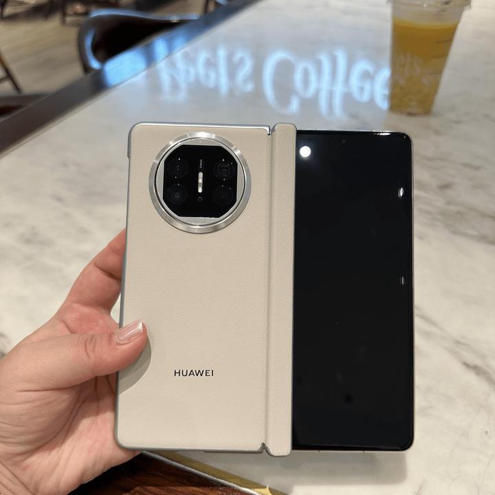 适用华为Matex5真皮磁吸中轴保护壳Matex6支持无线充电全包手机壳