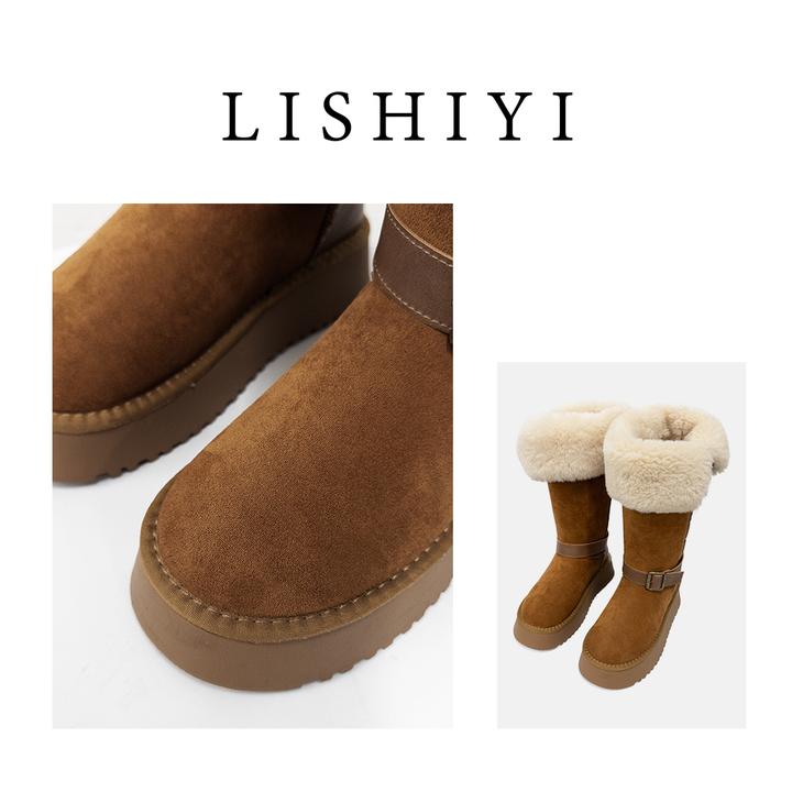 【保暖主义】厚底雪地靴加绒加厚东北棉鞋 两个版本A307/A308