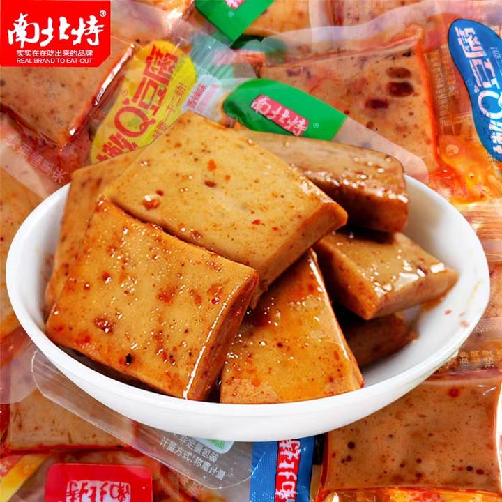 【到手30包】南北特嫩Q豆腐豆干嫩滑香辣味休闲办公室零食