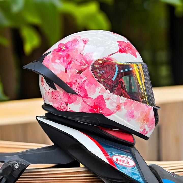 【送蓝牙】ORZ摩托车全盔透气四季个性尾翼蓝牙槽头盔新国标3C认证.