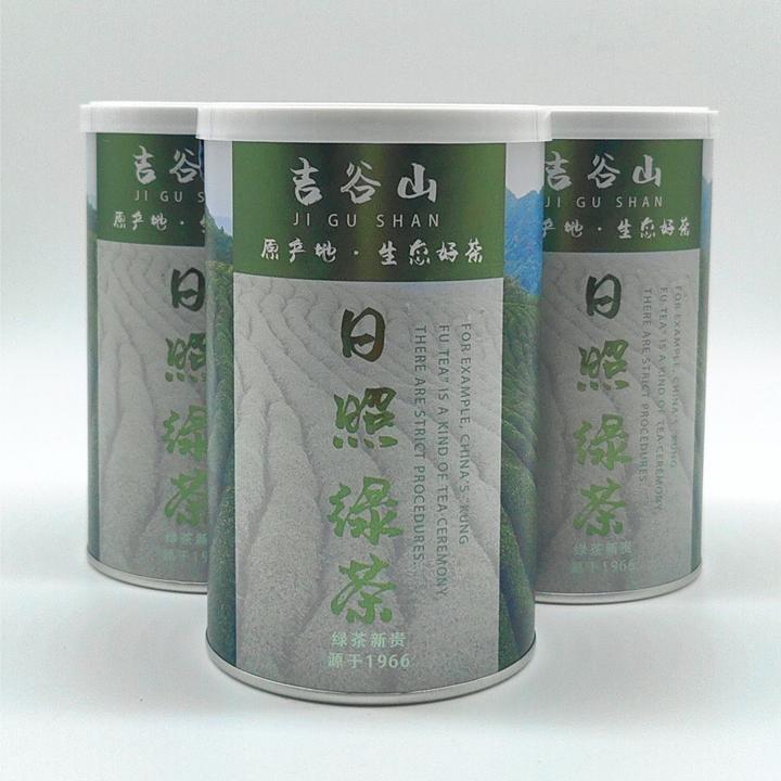 吉谷山日照绿茶春茶生态罐装产地好茶