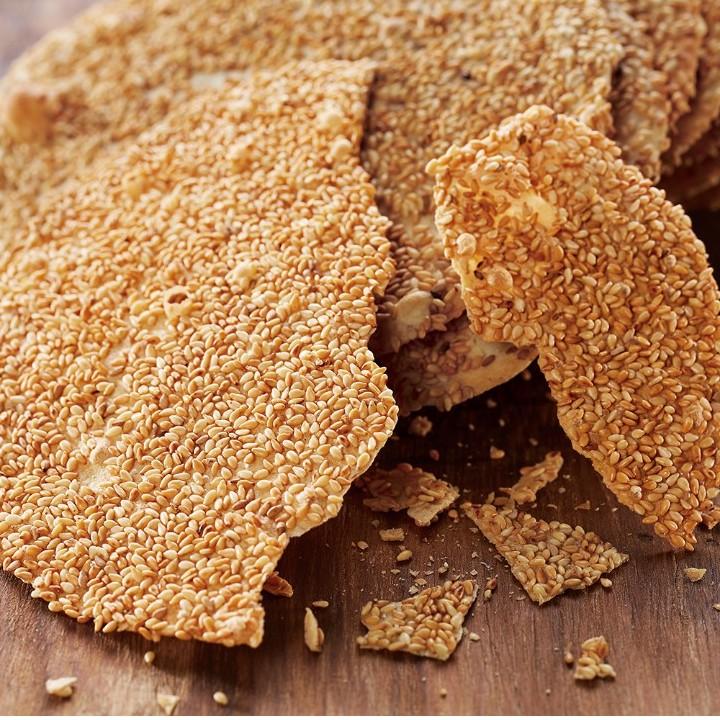 周村烧饼山东淄博特产零食手工特色老式烧饼老字号全麦优质芝麻饼