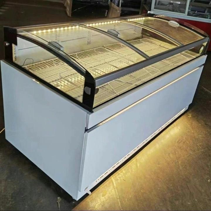 熟食冷藏保鲜柜商用平口鸭脖柜鲜肉柜大容量展示柜冷藏保鲜柜