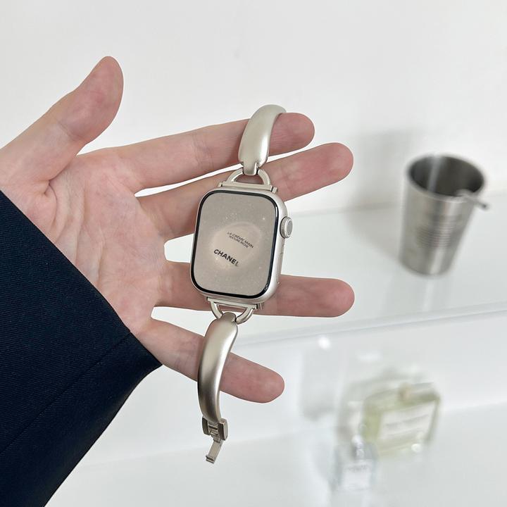 S9适用iwatch9手镯苹果锌合金S8表带新款8金属S7高级感小蛮腰SE女