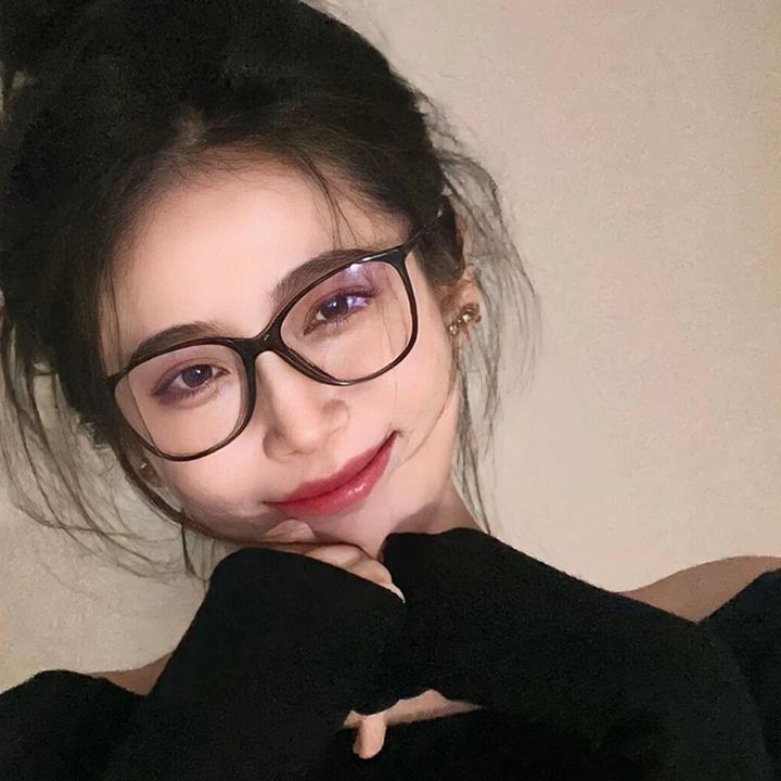 小香风高颜值显脸小贵气质款眼镜框女素颜黑框近视防蓝光眼镜架