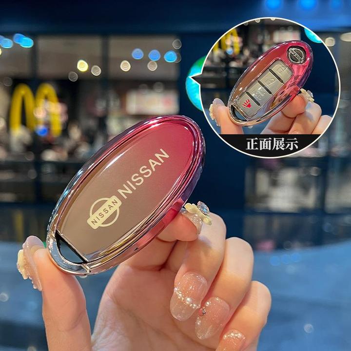 24款日产轩逸钥匙套14代奇骏专用天籁经典骐达男劲客汽车用品壳扣