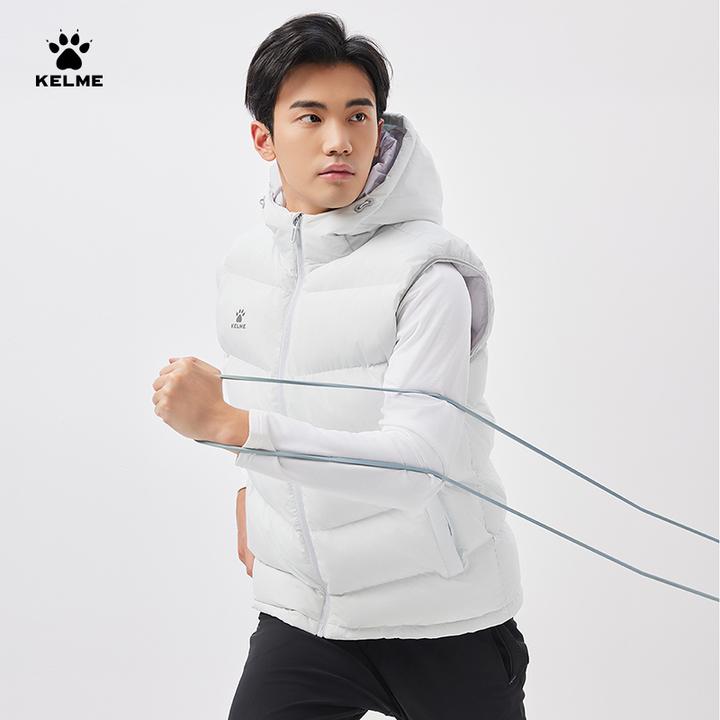 【卡尔美运动棉马甲】甄选新款连帽马甲男女款秋冬休闲马夹坎肩棉服