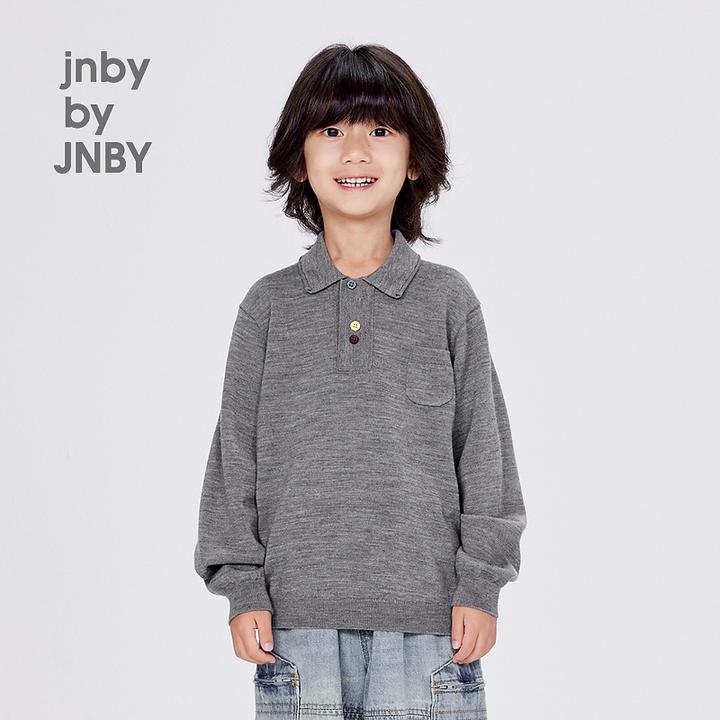 新款jnbybyJNBY江南布衣童装长袖polo针织衫24秋男童1O8310520