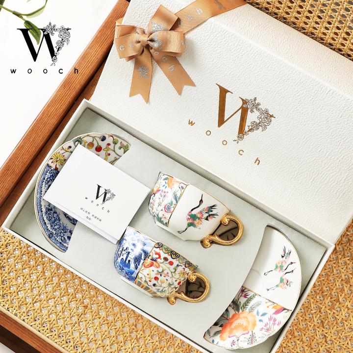 物取画壁系列杯礼盒装精致乔迁新婚咖啡杯礼盒礼品送人新娘高档