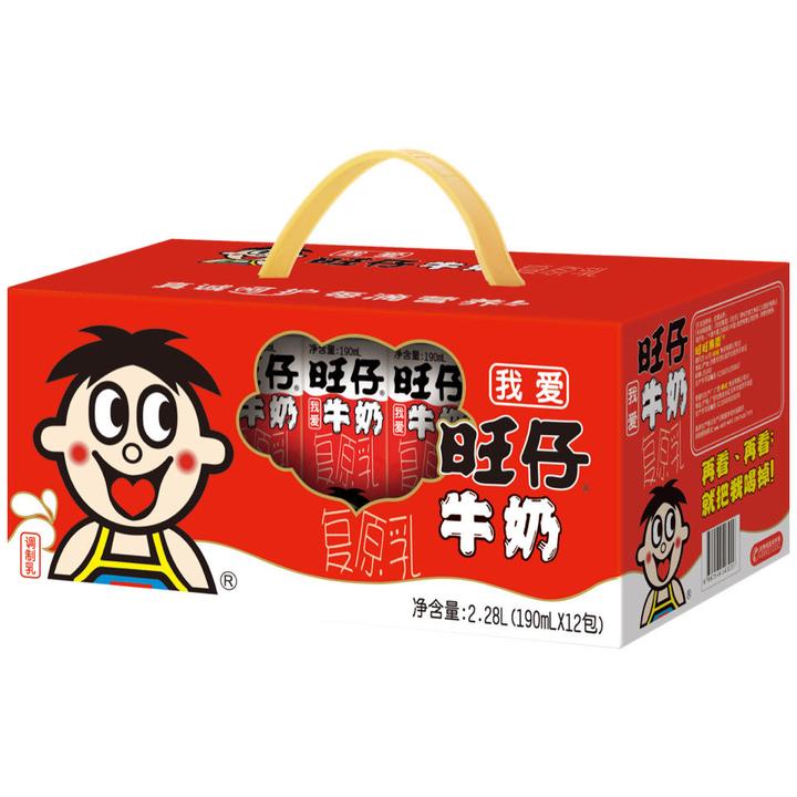 WANT-WANT/旺旺旺仔牛奶营养250*12盒复原乳牛奶礼盒儿童牛奶正品