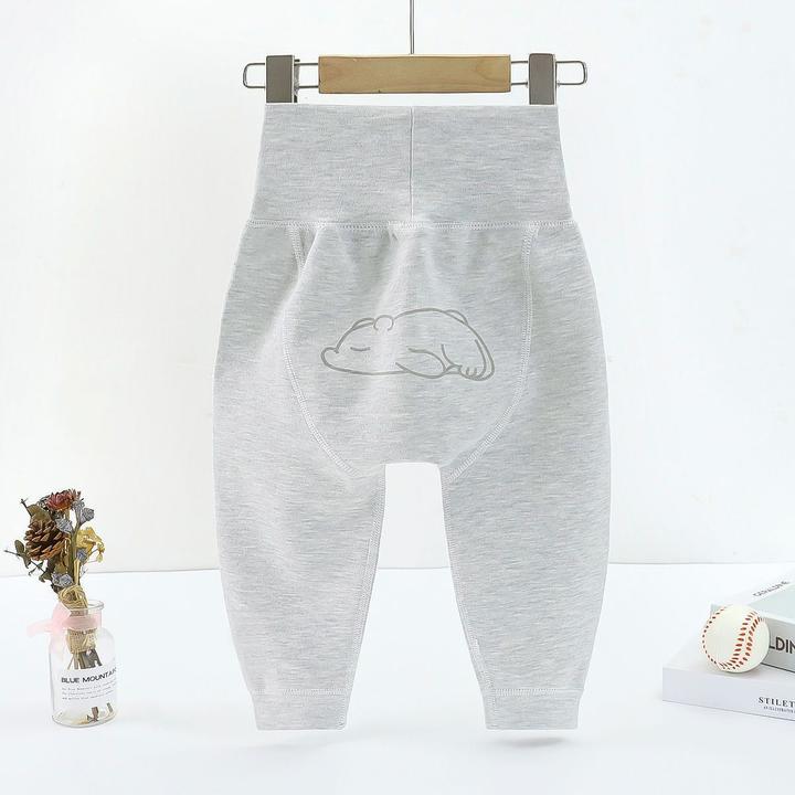 婴儿无骨大pp裤秋裤保暖舒绒高腰护肚裤大屁屁裤宝宝打底裤春秋冬