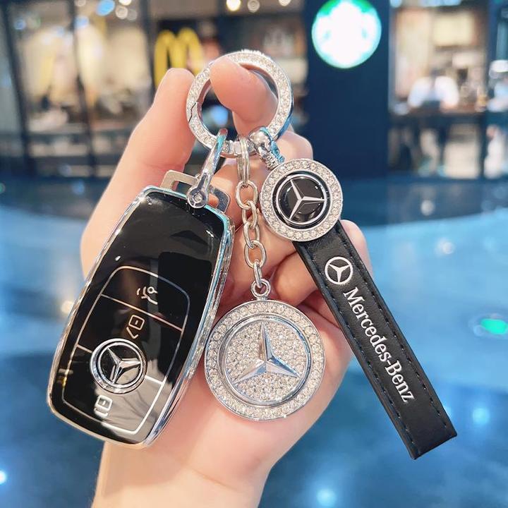 适用于奔驰e300l钥匙套c260l包a200l车glc gla glb220女扣c200l壳
