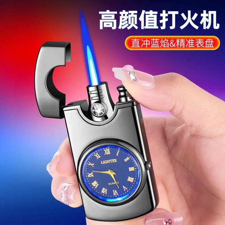 2024新款创意表盘打火机防风时尚个性酷炫可私人定制照片免费刻字