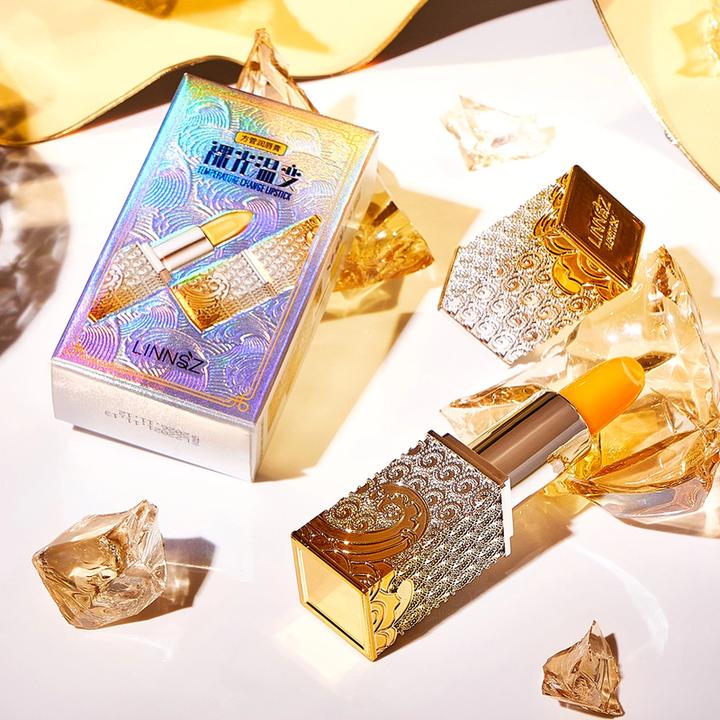 琳妆保湿温和不刺激裸光温变方管柔雾润唇膏显白温感丝绒持久