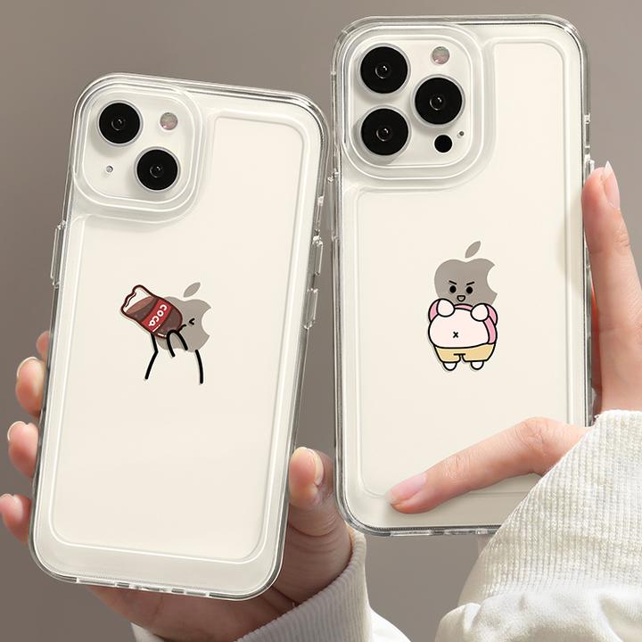 适用iPhone15promax苹果14/13/12创意11防摔8plus全包可爱手机壳