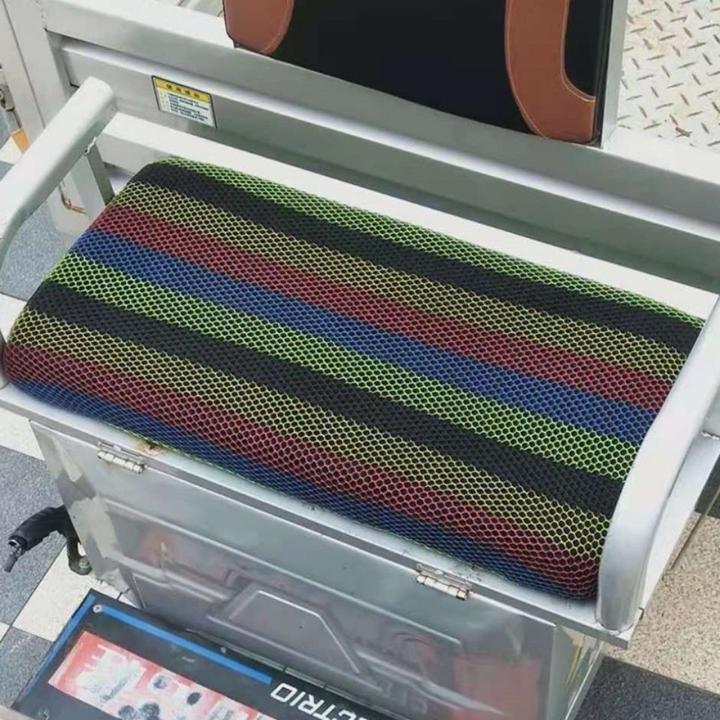 三轮车座套防雨水防晒隔热坐垫套电车三轮车坐套透气3D蜂窝网夏