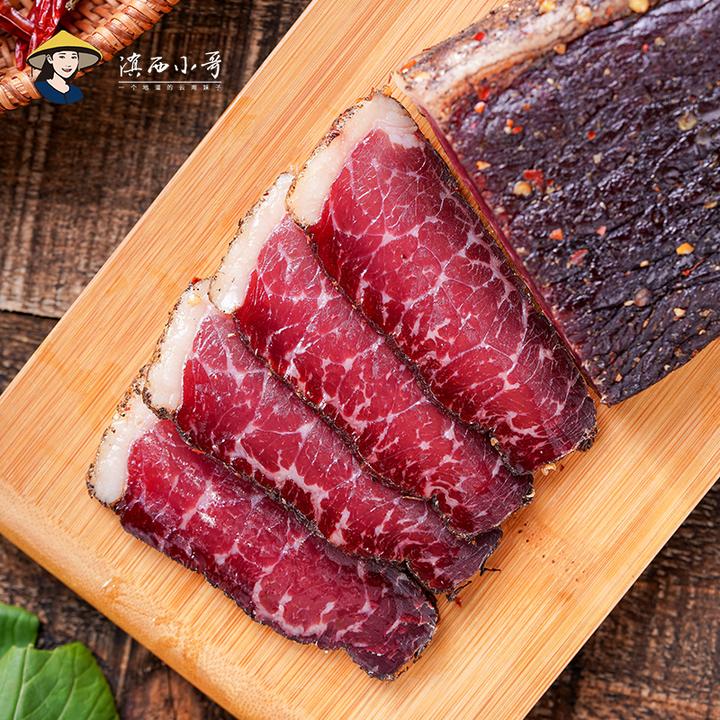 【视频同款】滇西小哥牛肉干巴 煎炸 真空装 风干腊牛肉非熟食 500g