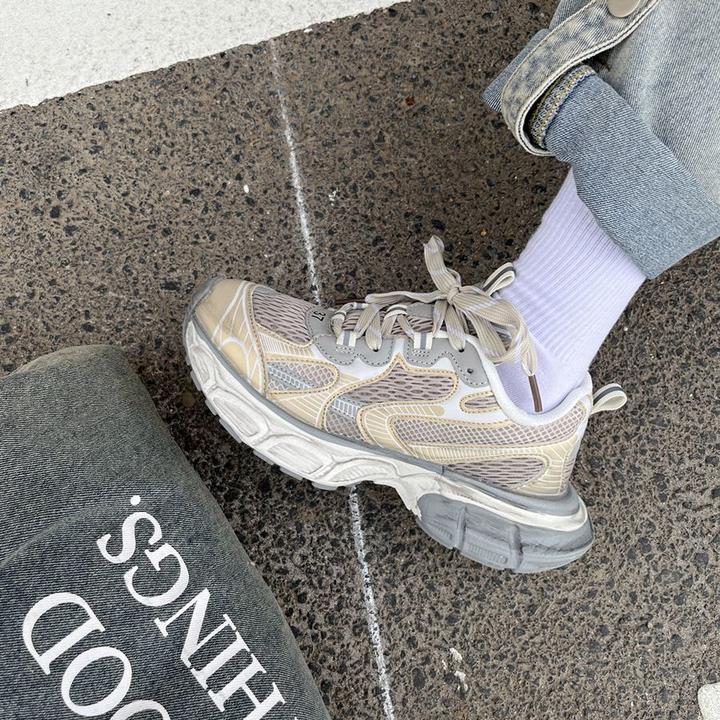 老爹鞋男ins超火百搭厚底拼色情侣运动鞋2025春夏新款春鞋小白鞋