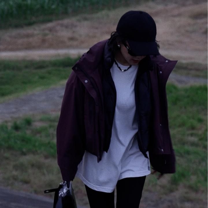 W.Diva【笼罩】双色品质白鹅绒可脱卸内胆一衣三穿鹅绒服4C24ZS975