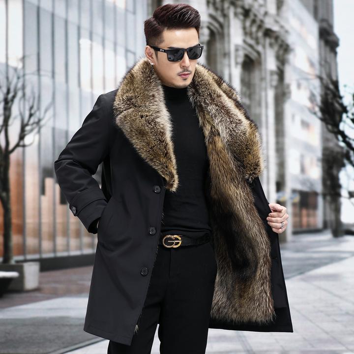 【王者风范】保暖派克 御寒保暖 阻挡风雪大衣皮毛一体