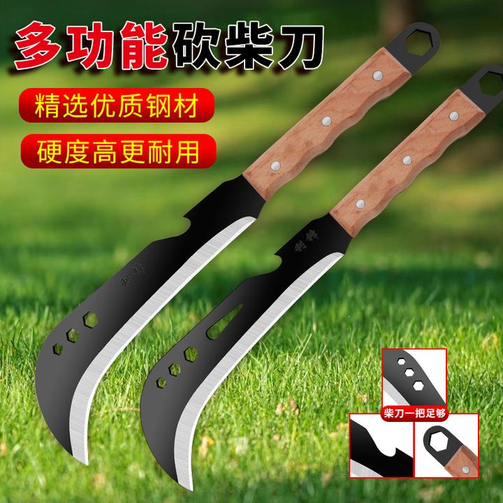 砍柴刀户外特殊钢劈柴刀砍树刀多功能砍柴专用高硬度锰钢砍柴神器