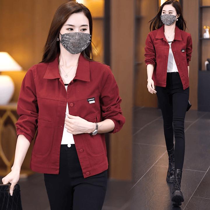 短款外套女新款春秋百搭春装洋气2025休闲小个子女款夹克上衣时尚