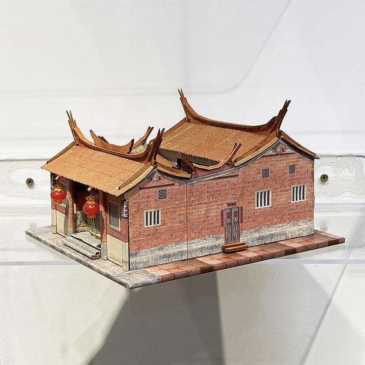 非成品，材料包闽南老厝燕尾三间开房子需自己手工制作模型纪念品