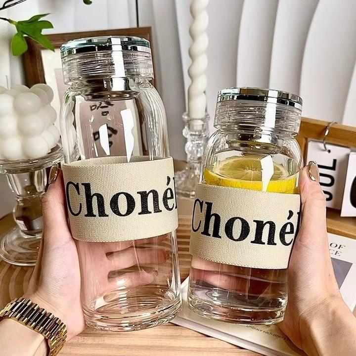 水杯玻璃杯女高颜值茶杯茶水分离泡茶杯子大容量家用耐高温大肚杯