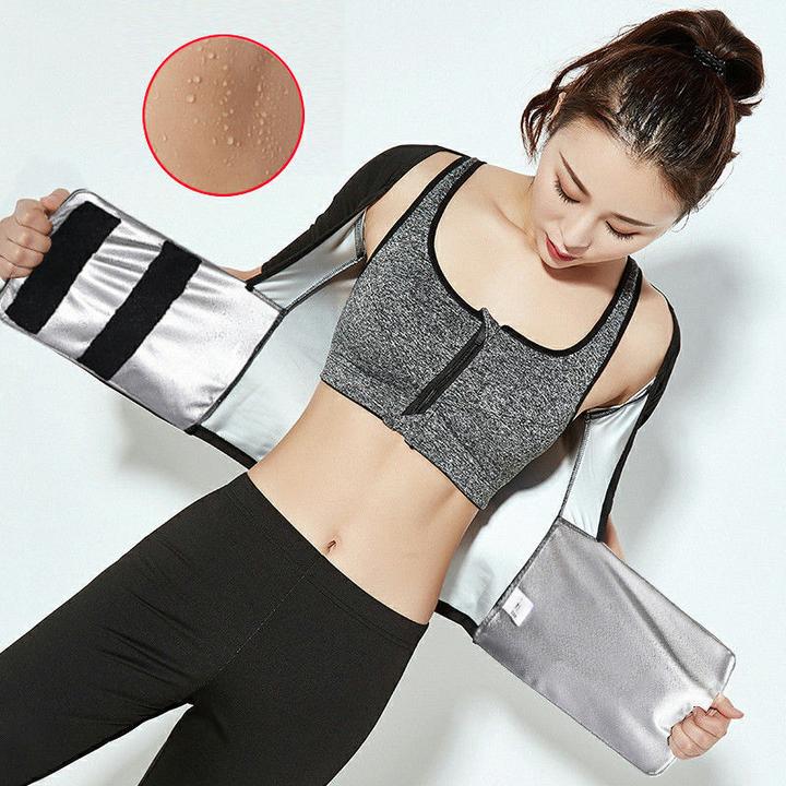 暴汗服女套装跑步运动健身衣发汗服收腹健身房塑身爆汗裤弹力大码