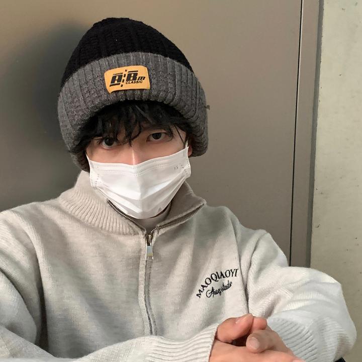 双面戴大头围针织帽男士冬季加绒帽子保暖冷帽男生棉帽