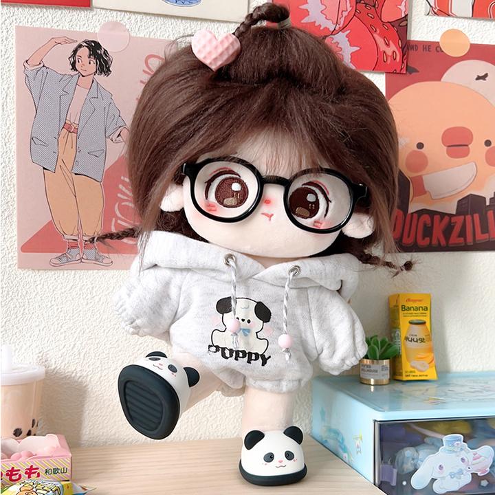 官方正版棉花娃娃年年20cm女娃便宜公仔有骨架玩偶送女朋友礼物