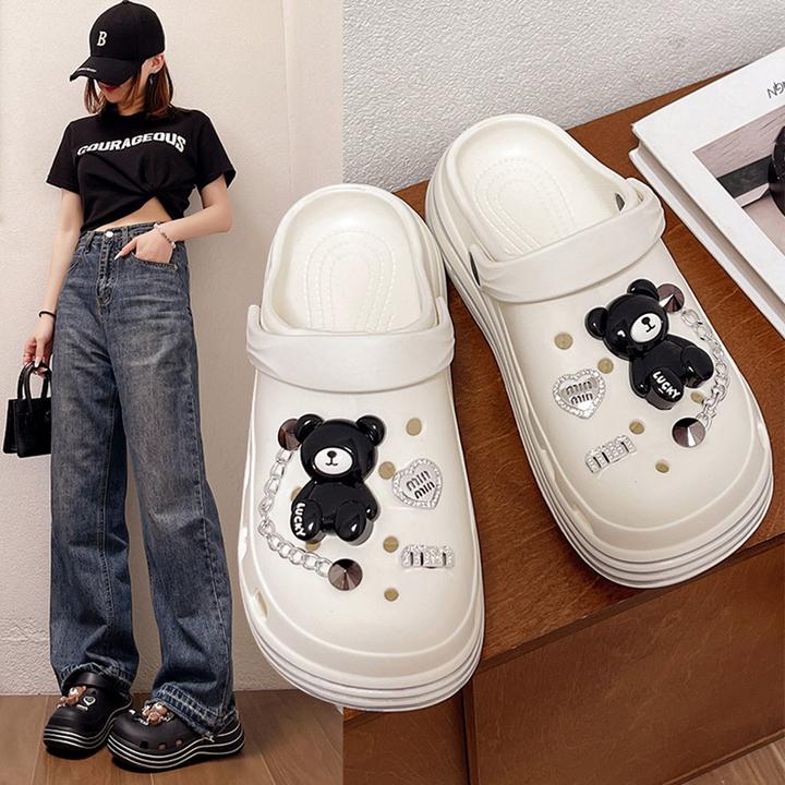 洞洞鞋2024爆款网红宝藏女外穿轻便防滑懒人必备小众很实用的凉鞋