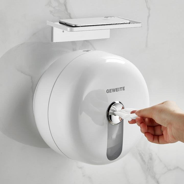 中心抽大卷纸盒壁挂式酒店商用大盘纸巾盒厕纸盒厕所卷纸收纳盒