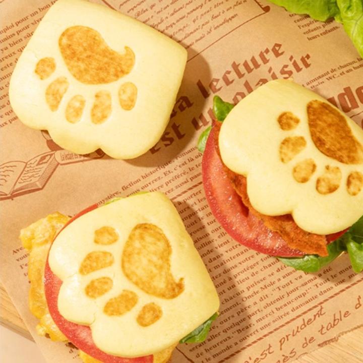 儿童虎扒包早餐半成品荷叶饼肉夹馍饼胚学生馒头速冻面点食纯手工