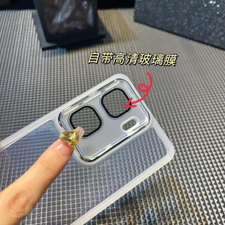 适用于iqooneo10pro手机壳磨砂边框防摔neo10透明自带镜头膜软壳