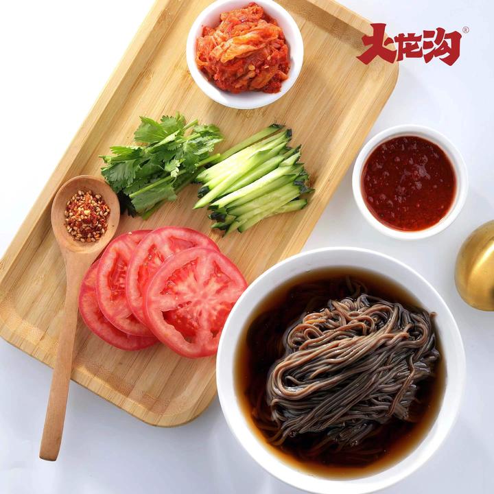 火龙沟正宗东北特产朝鲜冷面荞麦韩式风味凉面速食酸甜小吃