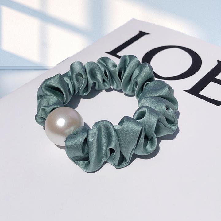 【3件8折】法式真丝大肠发圈高弹力优雅显气质头绳高级百搭扎头发绳