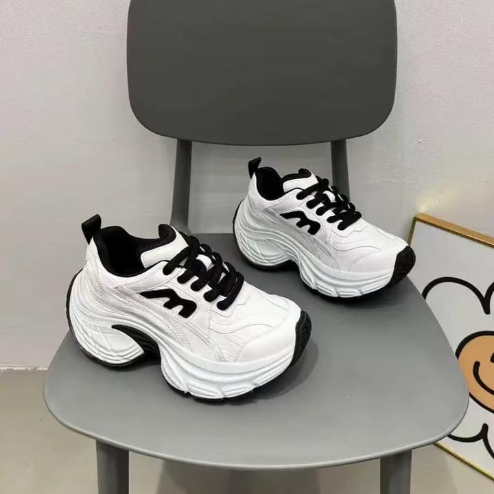 厚底增高休闲老爹鞋女夏季百搭高颜值轻奢小个子女生运动鞋女鞋潮