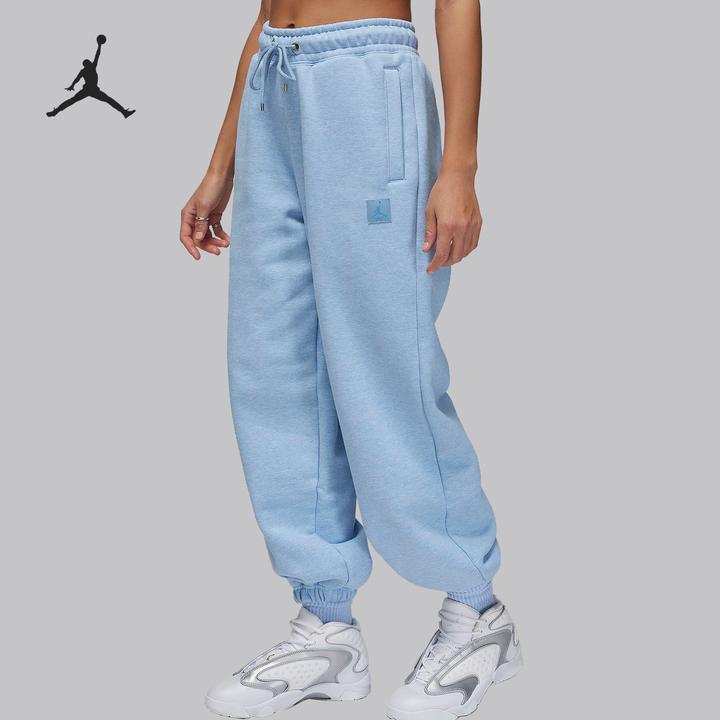 Nike/耐克正品JORDAN女士针织加绒束脚运动长裤FB5114-437